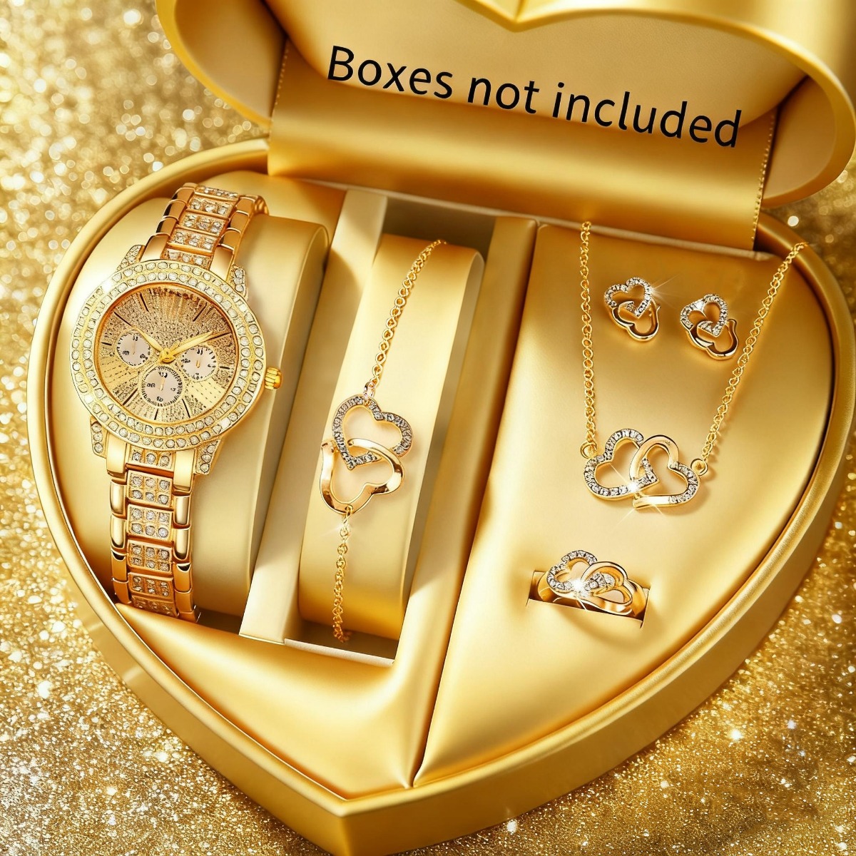 Jewelry Watches For Kids - 6 pièces de luxe strass femmes