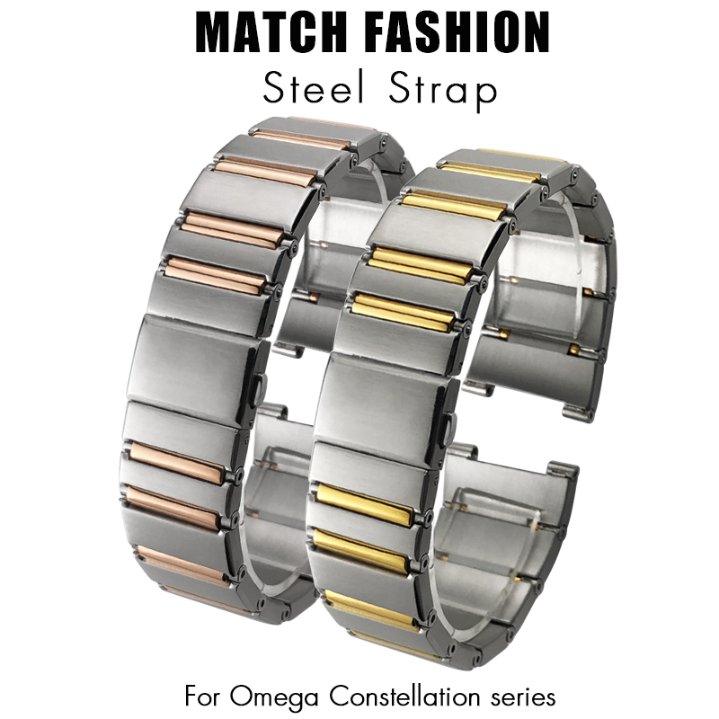 Omega Watch Constellation - Bracelet de montre en acier inoxydable