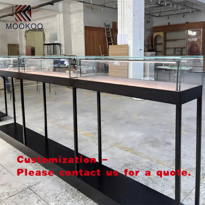 Jewelry And Watches Store - Vitrine en verre personnalisable avec cadre