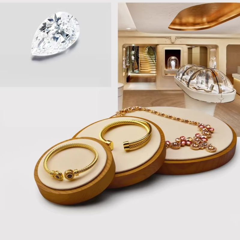 Jewelry And Watches Store - Plateau de présentation en bois massif