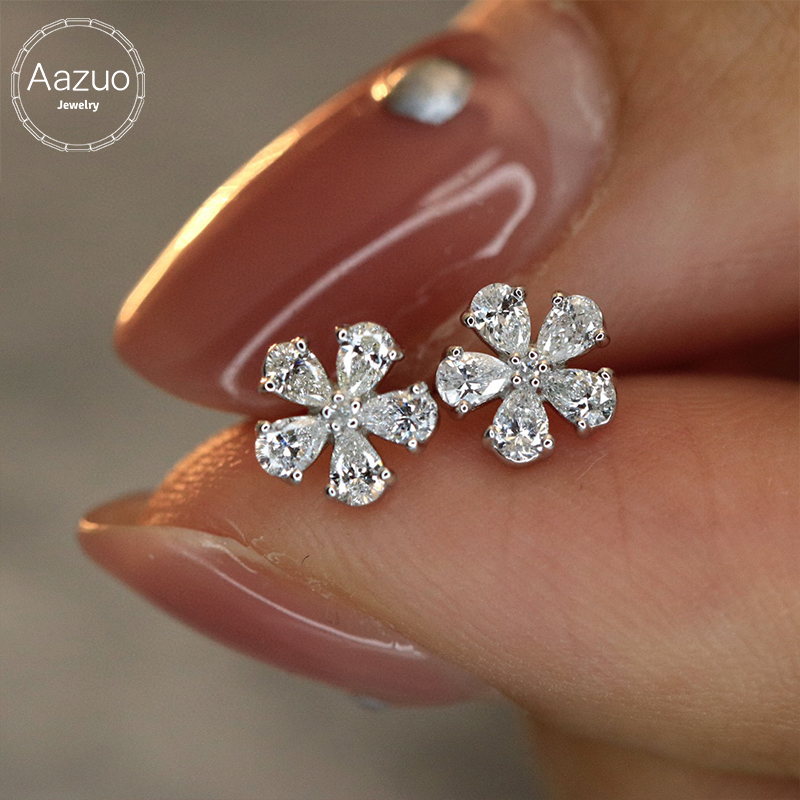 Diamond Stud Earrings - Aazuo Fine Jewelry – boucles d'oreilles