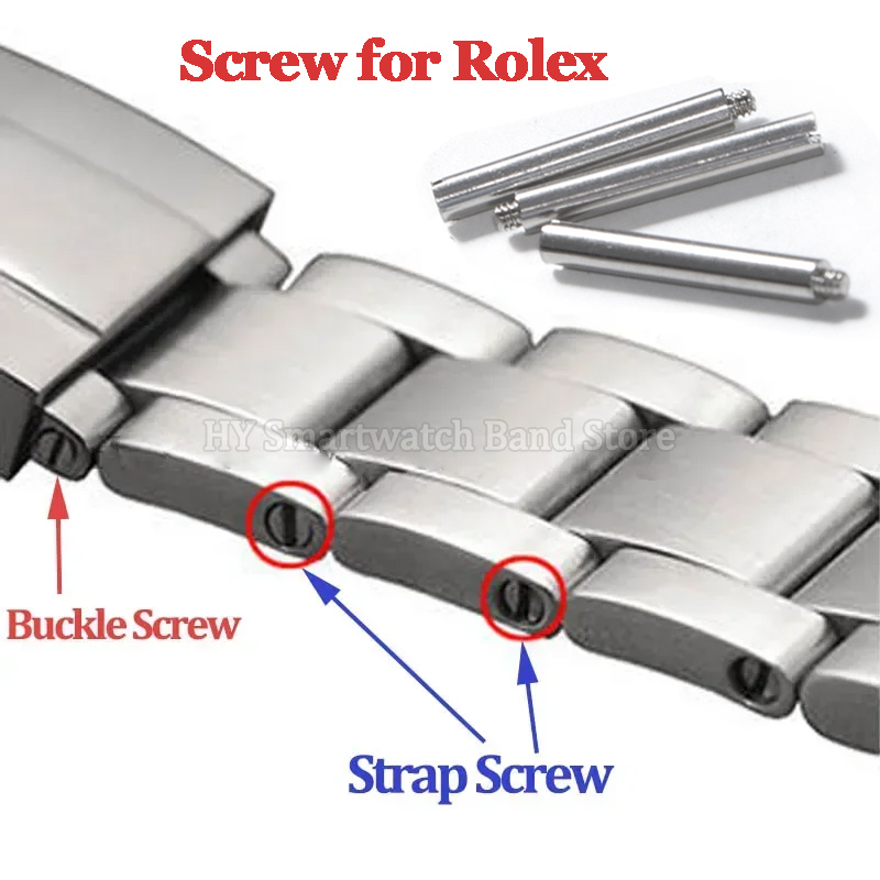 Jewelry Rolex Watches - Vis de fixation en acier inoxydable