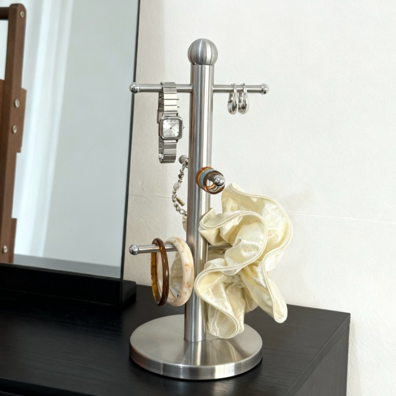 Jewelry And Watches Store - Support à bijoux en acier inoxydable,