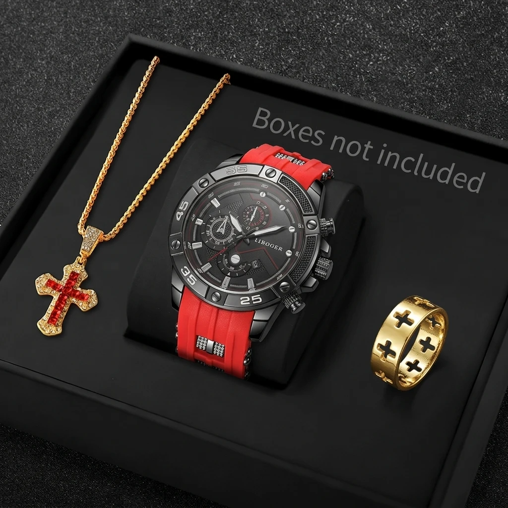 Mystery Jewelry Jar Watches - Ensemble de 3 montres de sport