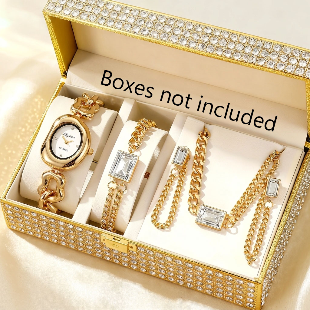 Mystery Jewelry Jar Watches - Ensemble de montres à quartz irrégulières