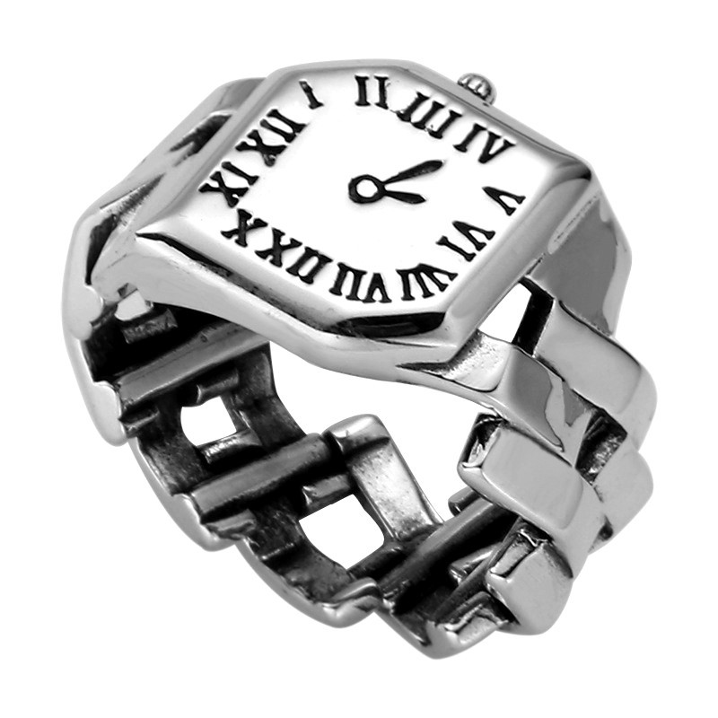 Jewelry Watches Luxury - Montre à chaîne cubaine en argent