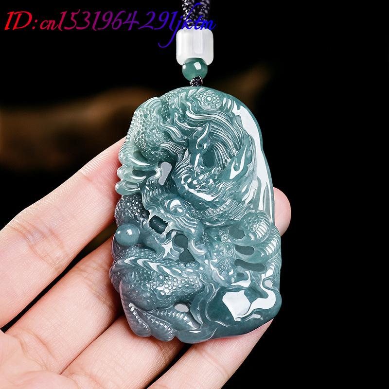 Collier pendentif Dragon en ja - Jewelry & Watches Sp Z Oo Janów Lubelski avis et prix