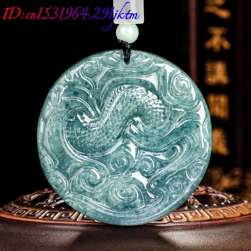 Collier pendentif dragon en ja - Jewelry & Watches Sp Z Oo Janów Lubelski avis et prix