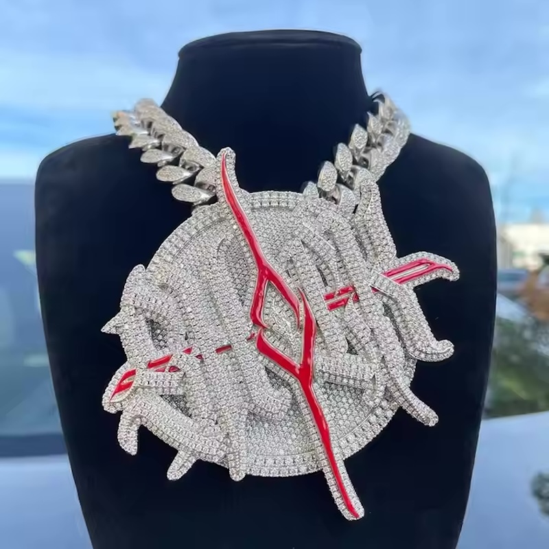 Pendentif rotatif personnalisé - Hip Hop Chain Necklace avis et prix