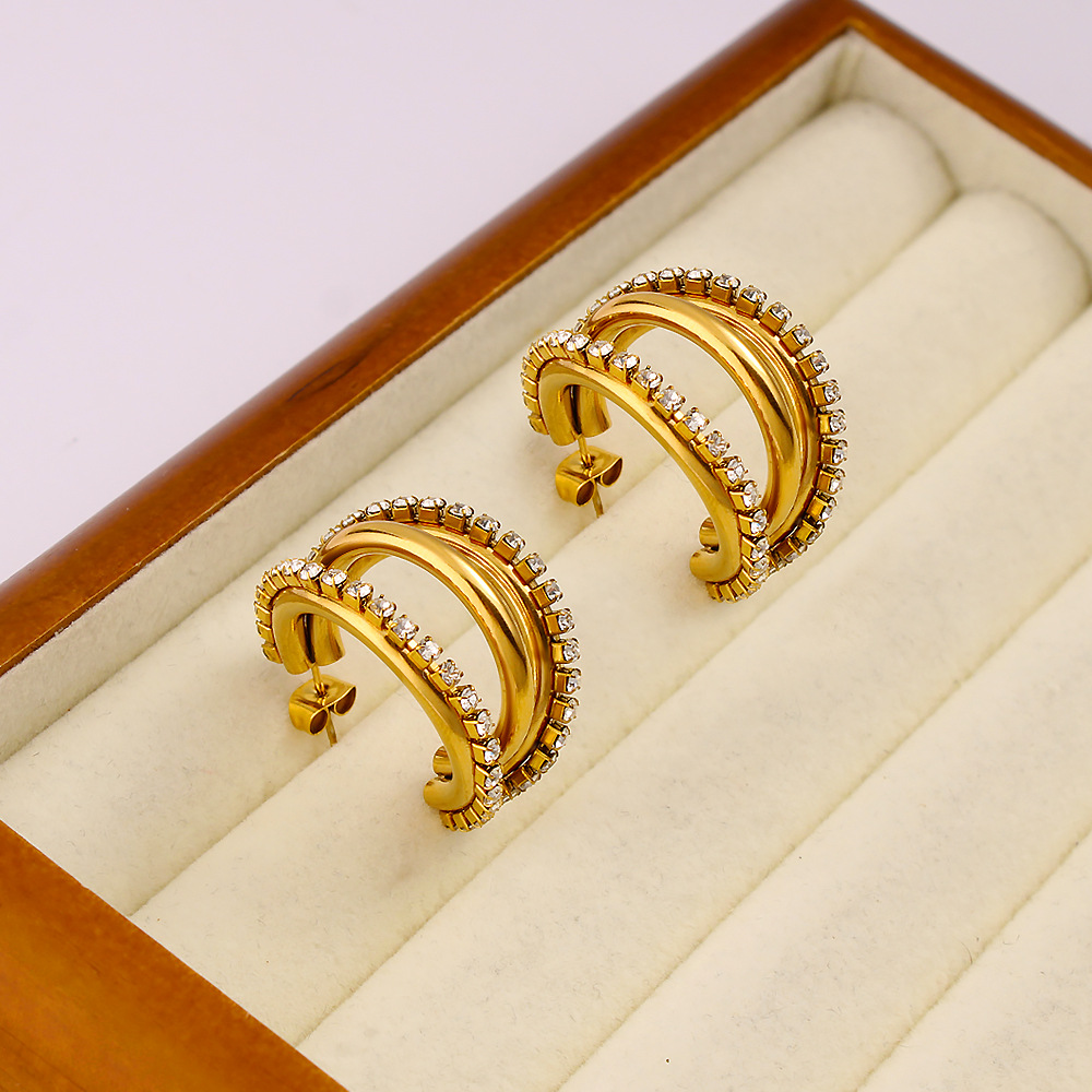Accessoires DIY : Nouvelles bo - Diamond Stud Earrings avis et prix
