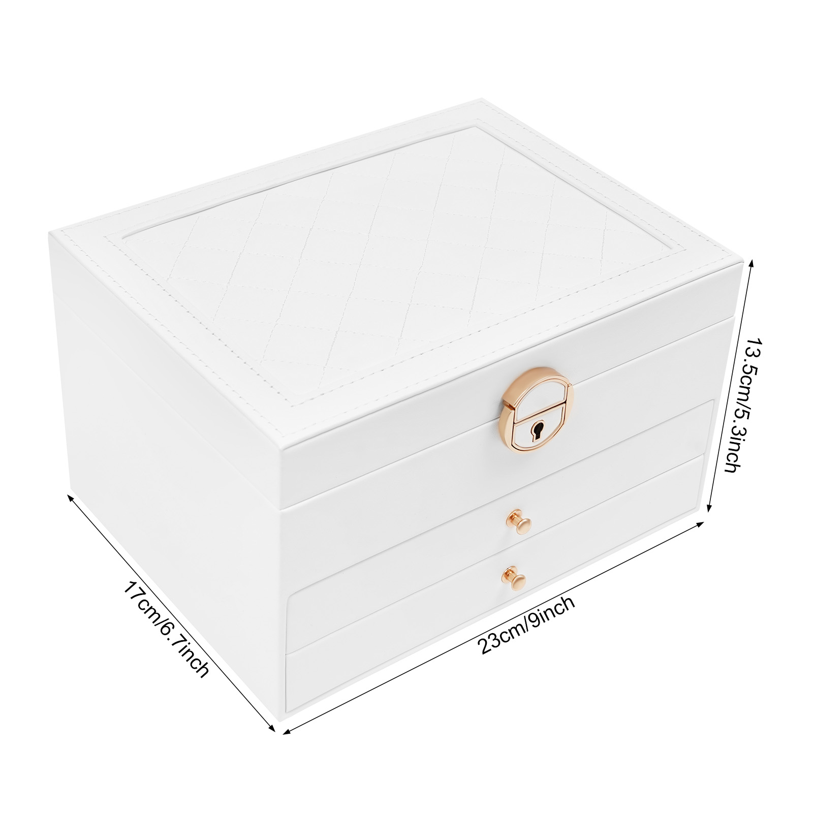 Boîte de rangement à 3 niveaux - Jewelry And Watches Store avis et prix