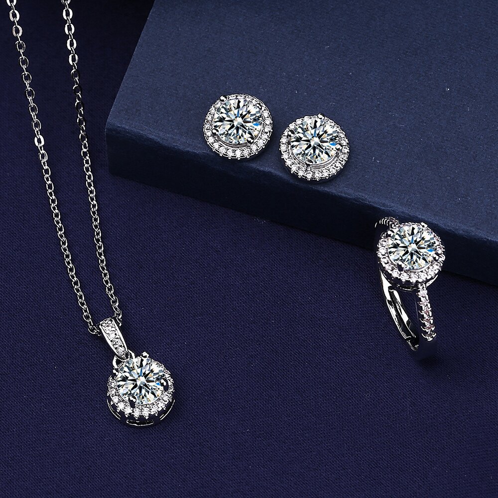 ANELAB-Ensemble de bijoux en d - Diamond Stud Earrings avis et prix