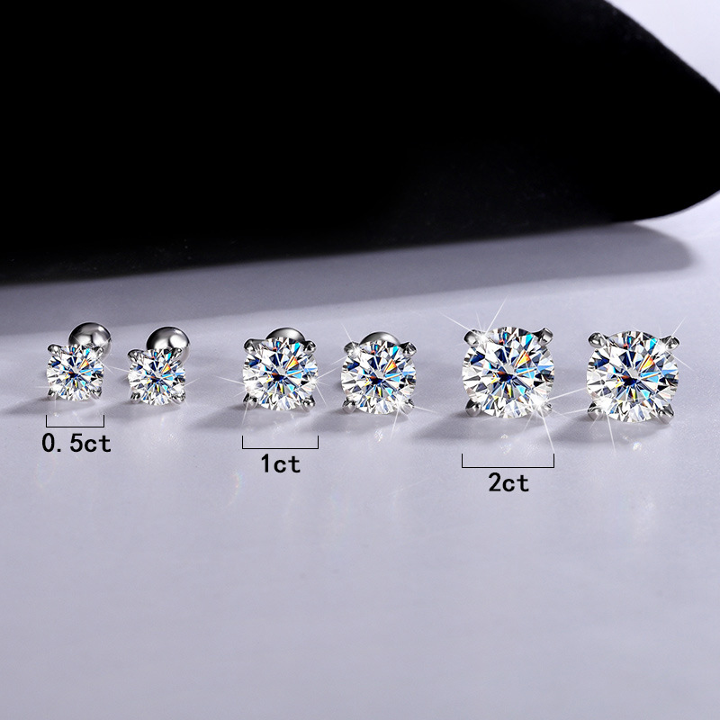 Boucles d'oreilles à tige Mois - Diamond Stud Earrings avis et prix
