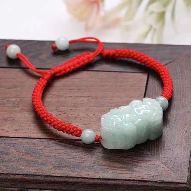 Bracelet Pixiu en jadéite natu - Jewelry & Watches Sp Z Oo Janów Lubelski avis et prix