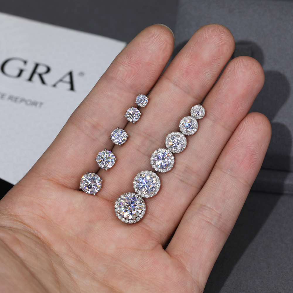 Boucles d'oreilles clous NASIA - Diamond Stud Earrings avis et prix