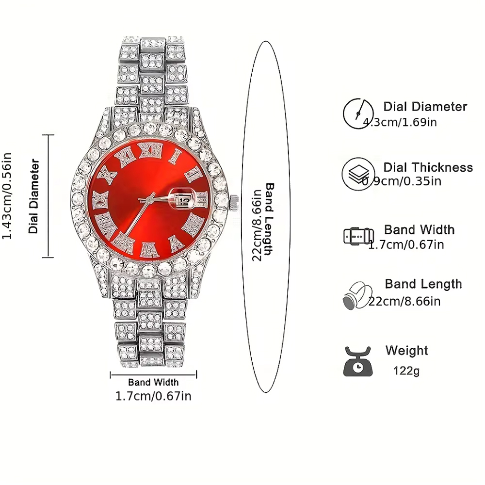 Montre à chaîne cubaine couleu - Jewelry Watches For Kids avis et prix