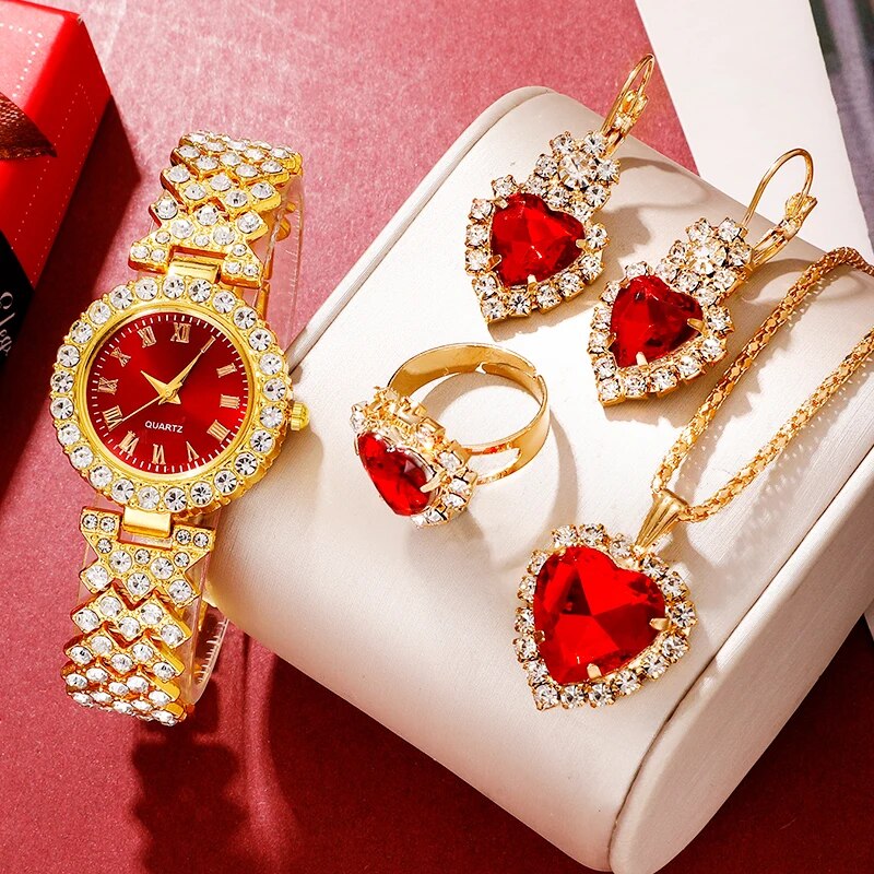 Montre de luxe dorée pour femm - Mystery Jewelry Jar Watches avis et prix