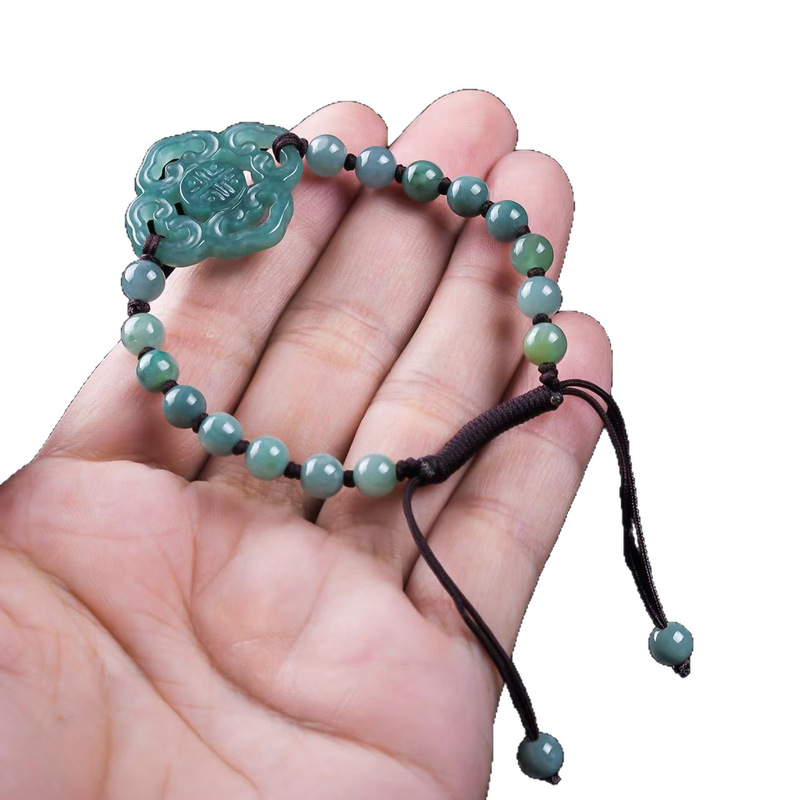 Bracelet en jadéite naturelle  - Jewelry & Watches Sp Z Oo Janów Lubelski avis et prix