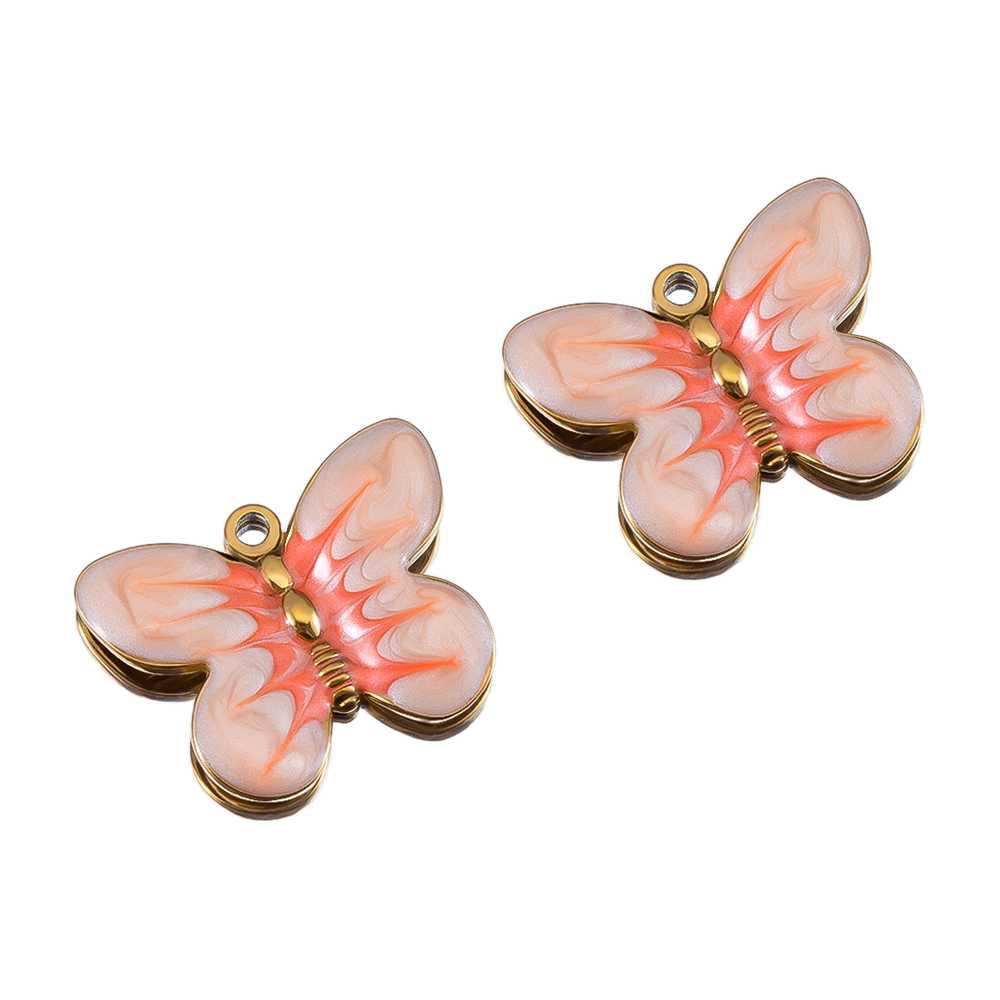 Pendentifs papillon en acier i - Butterfly Pendant Necklace avis et prix
