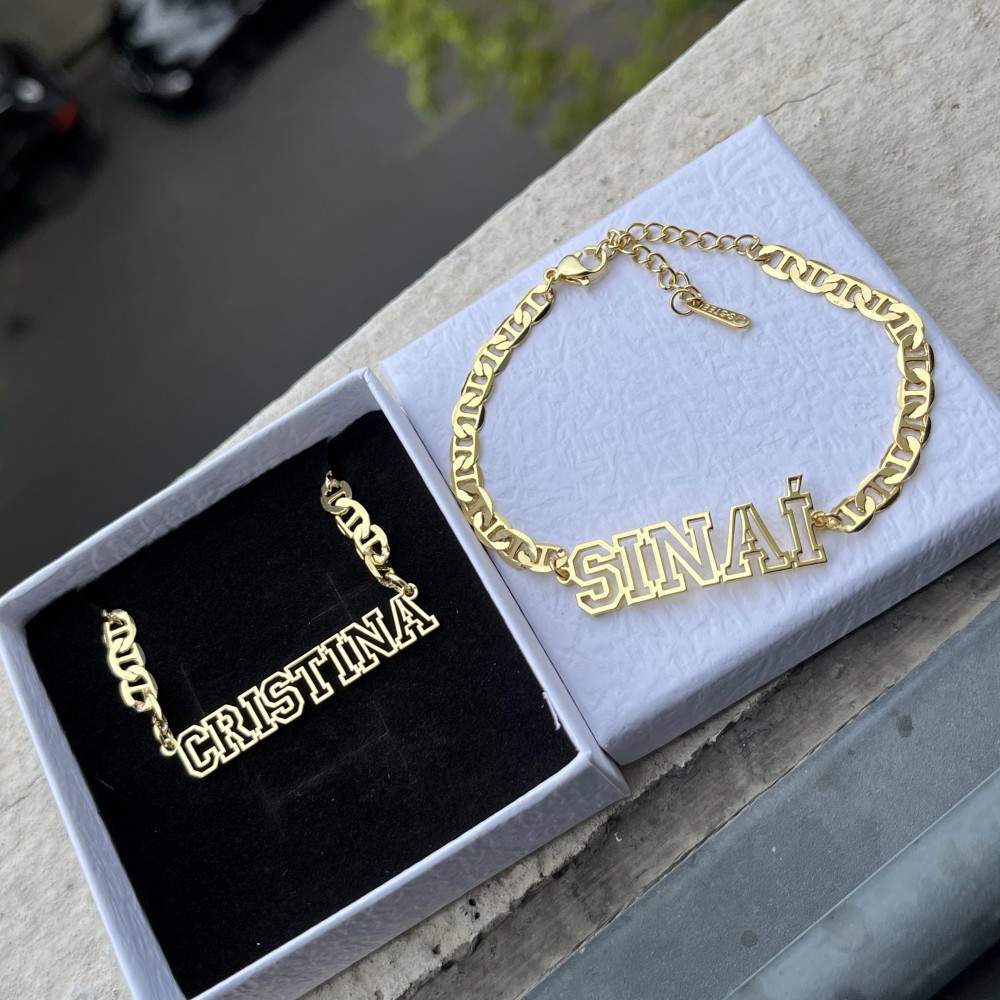 DUOYING-Collier Creux avec Nom - Hip Hop Chain Necklace avis et prix