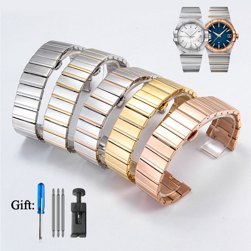 Bracelet de montre en acier in - Omega Watch Constellation avis et prix