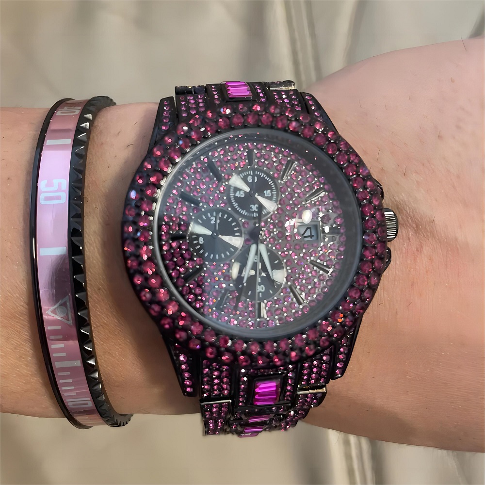 Vente chaude montre de glace r - Jewelry Watches Luxury avis et prix