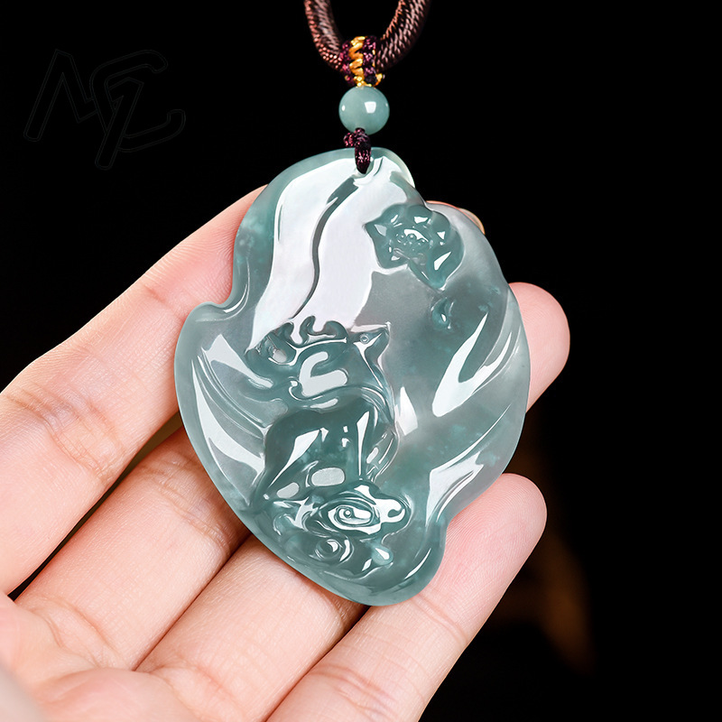 Collier pendentif en jade émer - Jewelry & Watches Sp Z Oo Janów Lubelski avis et prix