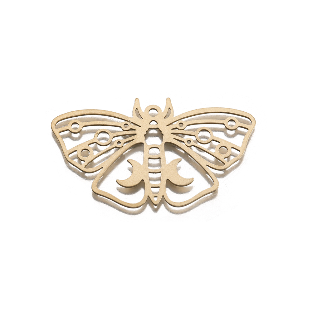 Pendentifs papillon en laiton  - Butterfly Pendant Necklace avis et prix