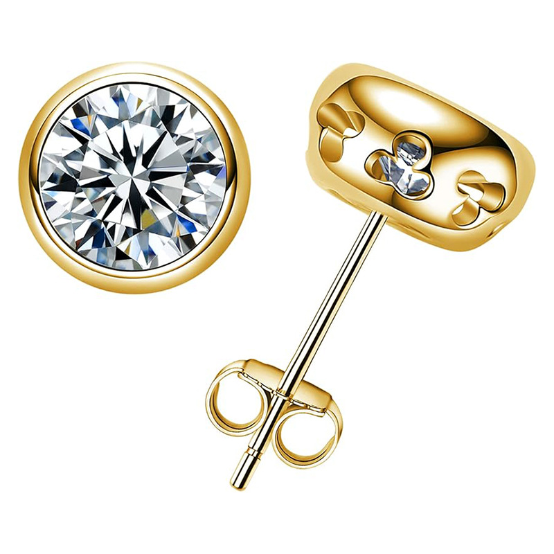 Boucles d'oreilles en diamant  - Diamond Stud Earrings avis et prix